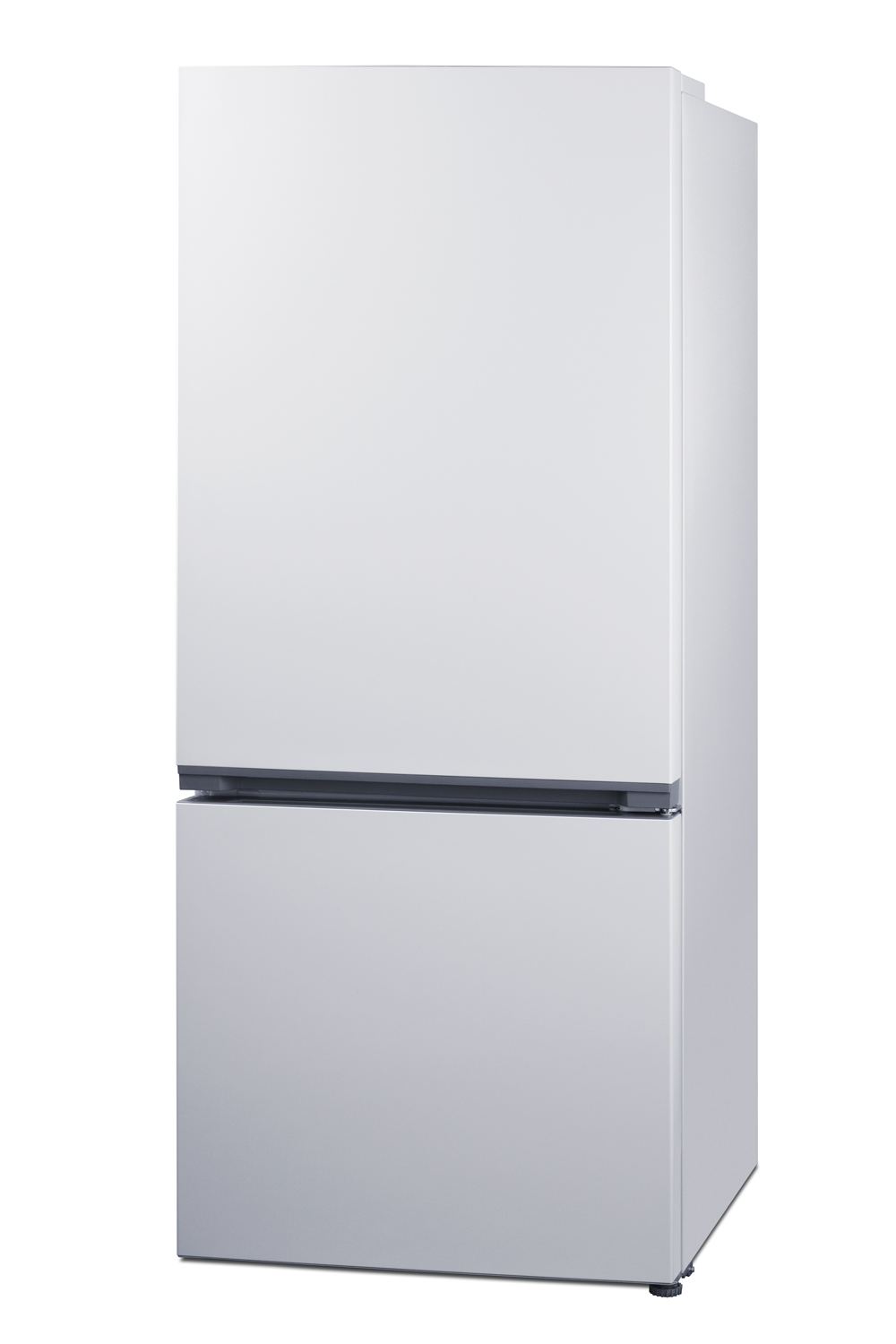 Frost-free ENERGY STAR certified bottom freezer refrigerator in a classic white finish and counter depth fit